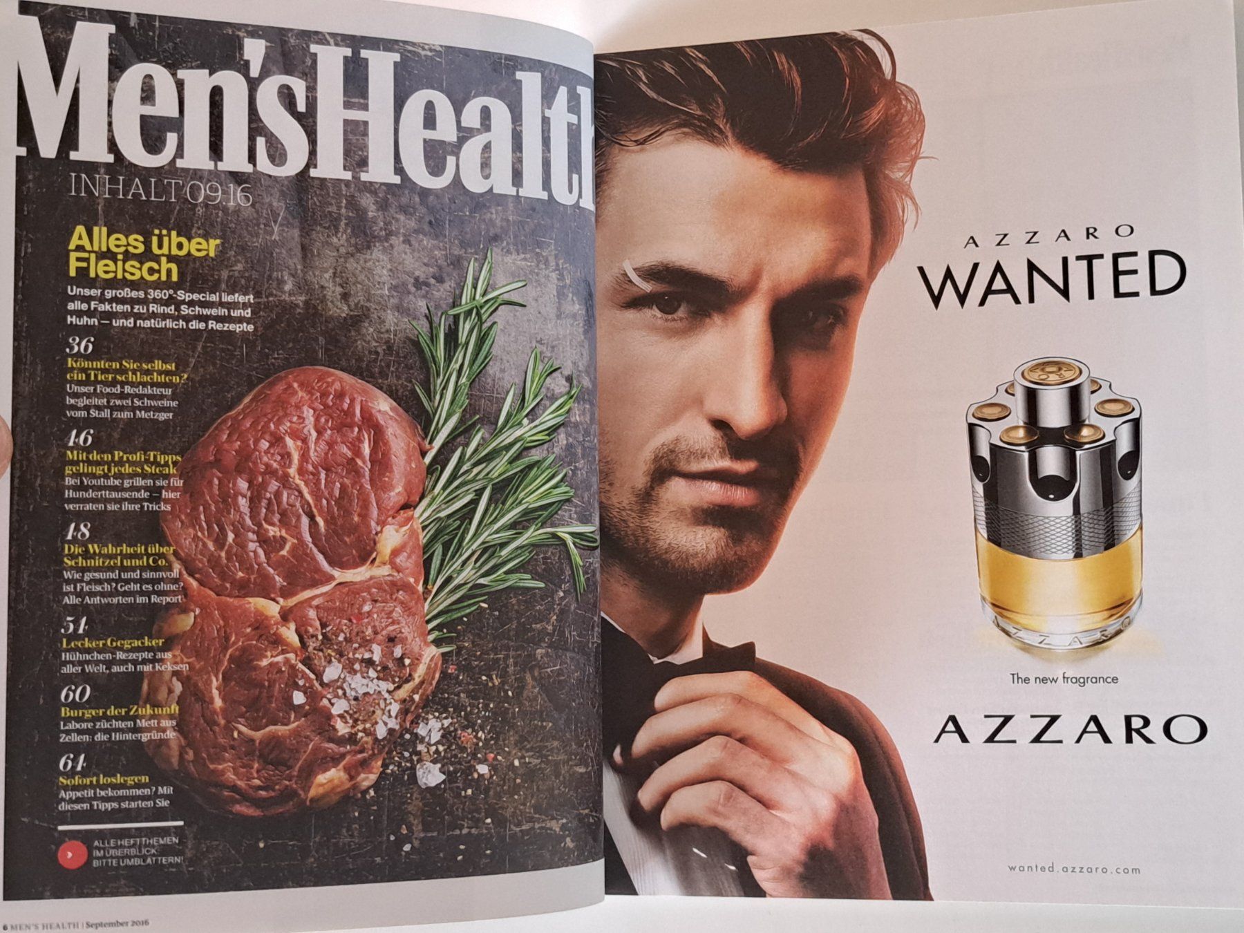 Riviste & Magazine: MEN'S HEALTH - September 2016 – Usato da Wichtrach venduto da LuckyLuke69 1