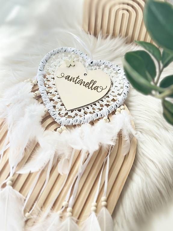Toutes les décorations: Traumfänger personalisiert HERZ – D'occasion à Glis par KubEmma.ch