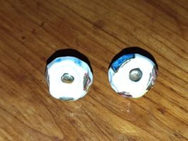 Boucles d'oreilles vintage clip en céramique