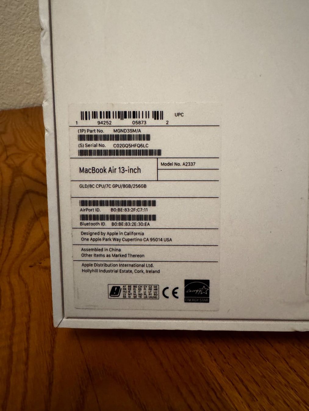Apple Notebook: MacBook Air mit Apple M1 chip – Difettoso da Zürich venduto da paestum82 3