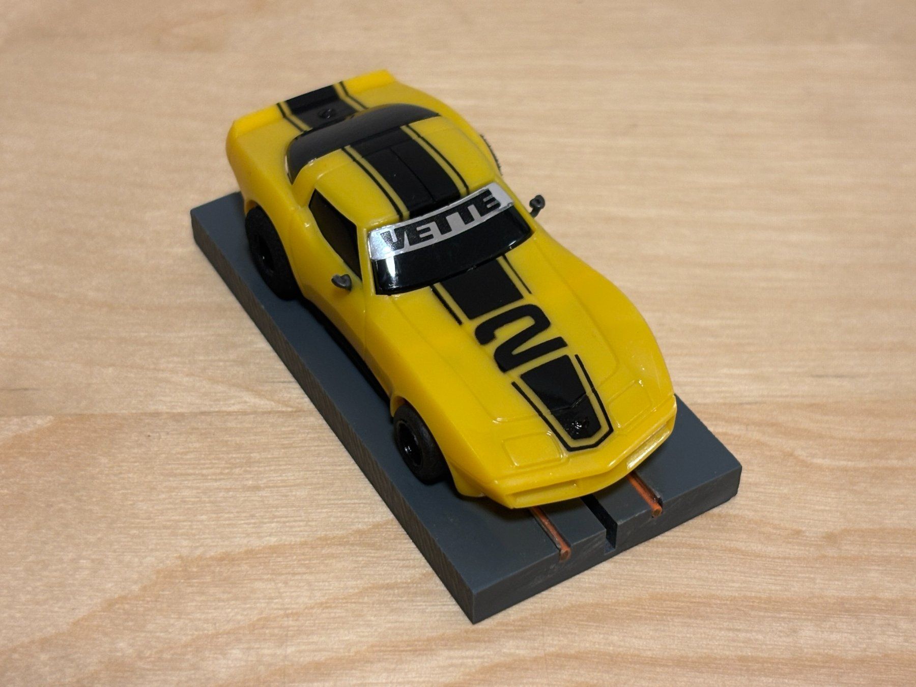 Tyco Piste: Tyco Corvette gelb/schwarz #2 – Usato da Bülach venduto da h0slotch 6