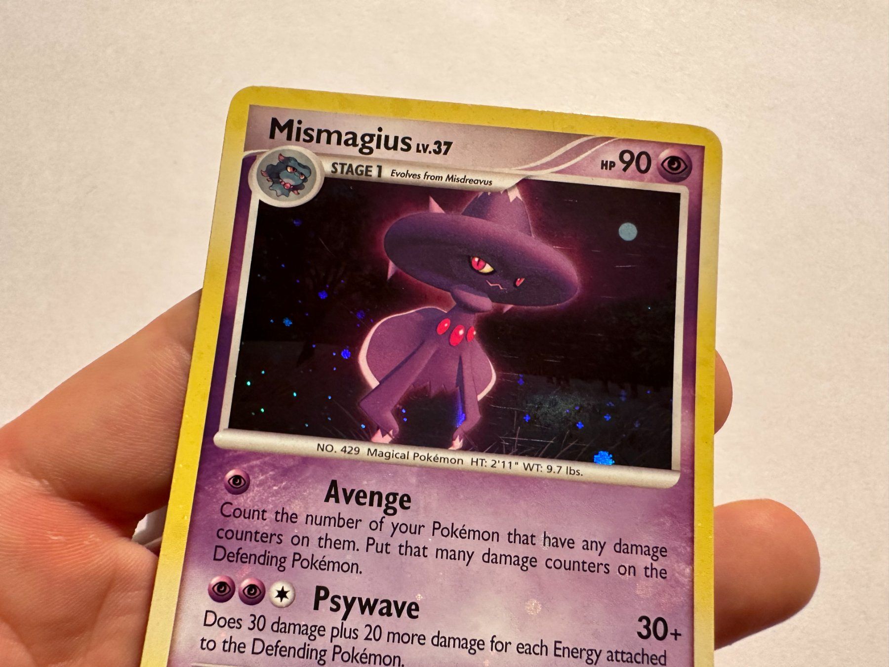 Pokémon Sammelbilder & Trading cards: Mismagius holo bleed Diamond & Pearl Base EN – Gebraucht aus Hagendorn von Pokecollectorch 2