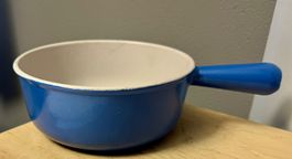 Tolles Le Creuset Fondue Caquelon blau 20 cm