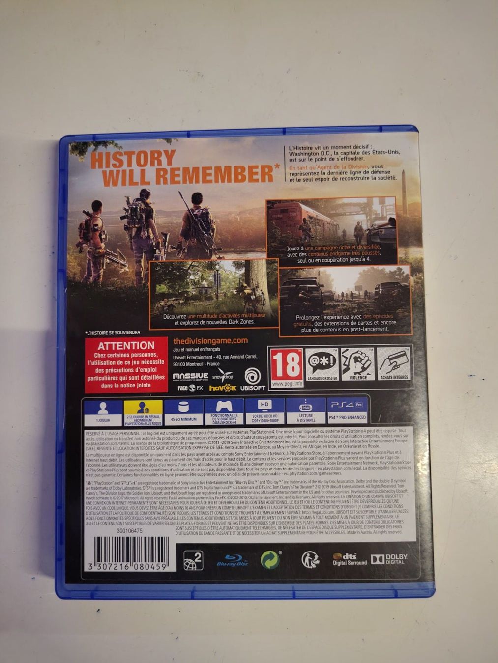 Sony Giochi: Jeu PS4 - T.C. The Division 2 – Usato da Saxon venduto da dan_drn5 1