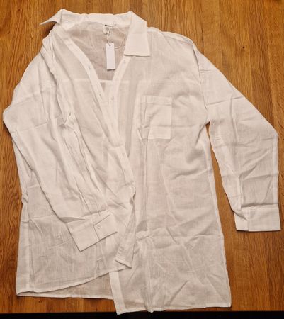 Hemd Oversize weiss Gr. XS-S
