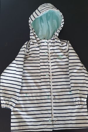 Gestreifte Regenjacke, Gr. 116