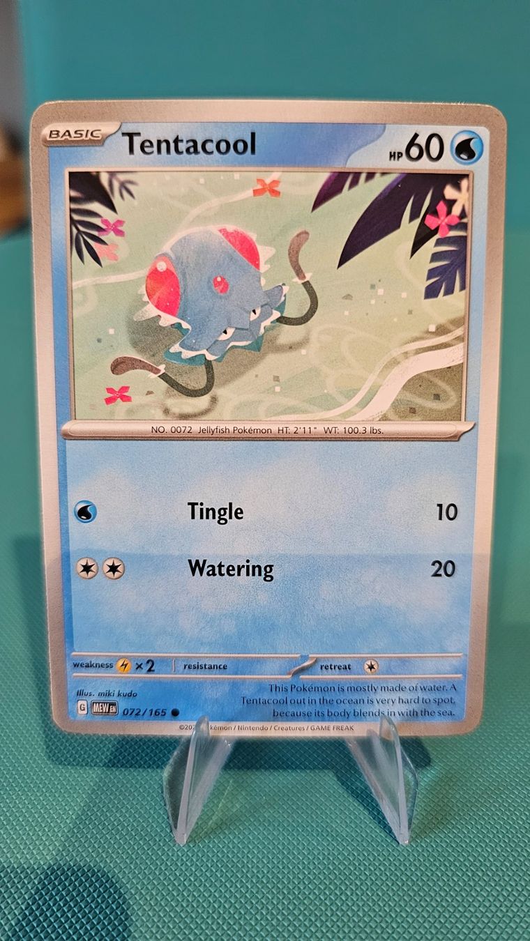 Pokémon Cartes à collectionner: Tentacool MEW 072/165 EN – D'occasion à Rheineck par Pinia03