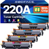 HP 220A Toner Set kompatibel CMYK mit Chip
