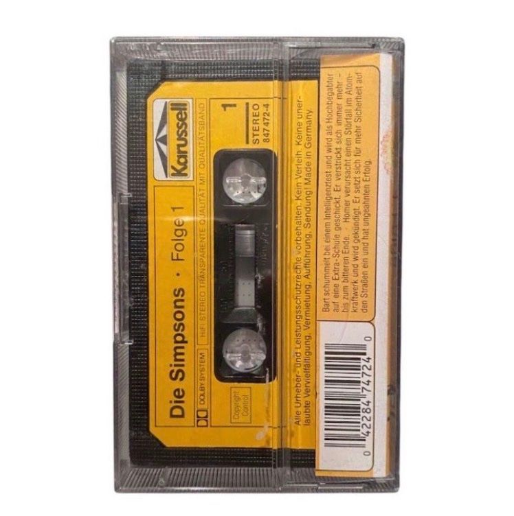 Kompaktkassetten: die Simpsons Folge 1 Karussell Kassette – Gebraucht aus Teufenthal AG von Retro-Stash-Shop 1