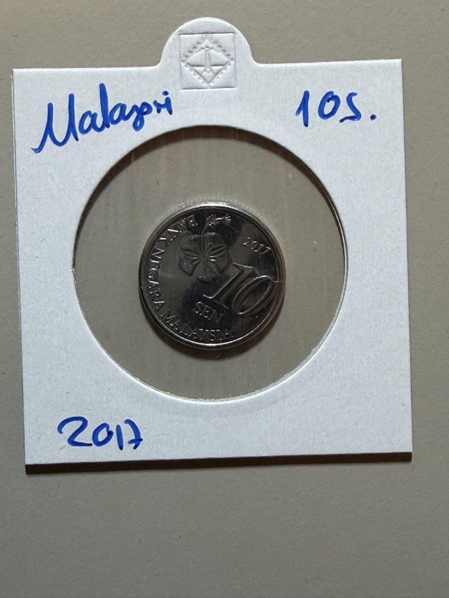 Tutti le monete: Malaysia - 10 centimes - 2017 – Usato da Payerne venduto da Mike1682