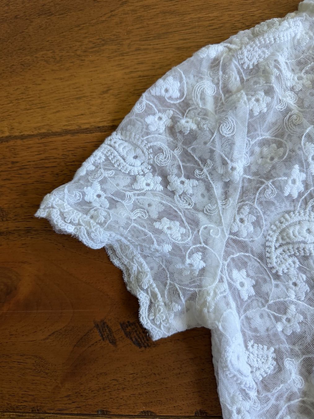 Morgan Top: Top in pizzo bianco, Morgan – Usato da Cademario venduto da Iby_30 1