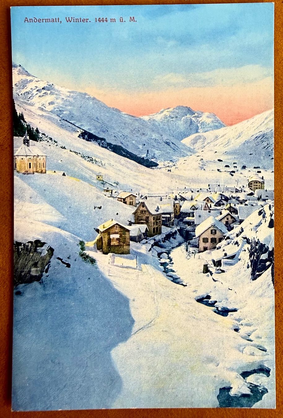 Cartoline postali: Andermatt - Winter - Photo Gaberell AK – Usato da Lutry venduto da Ediego