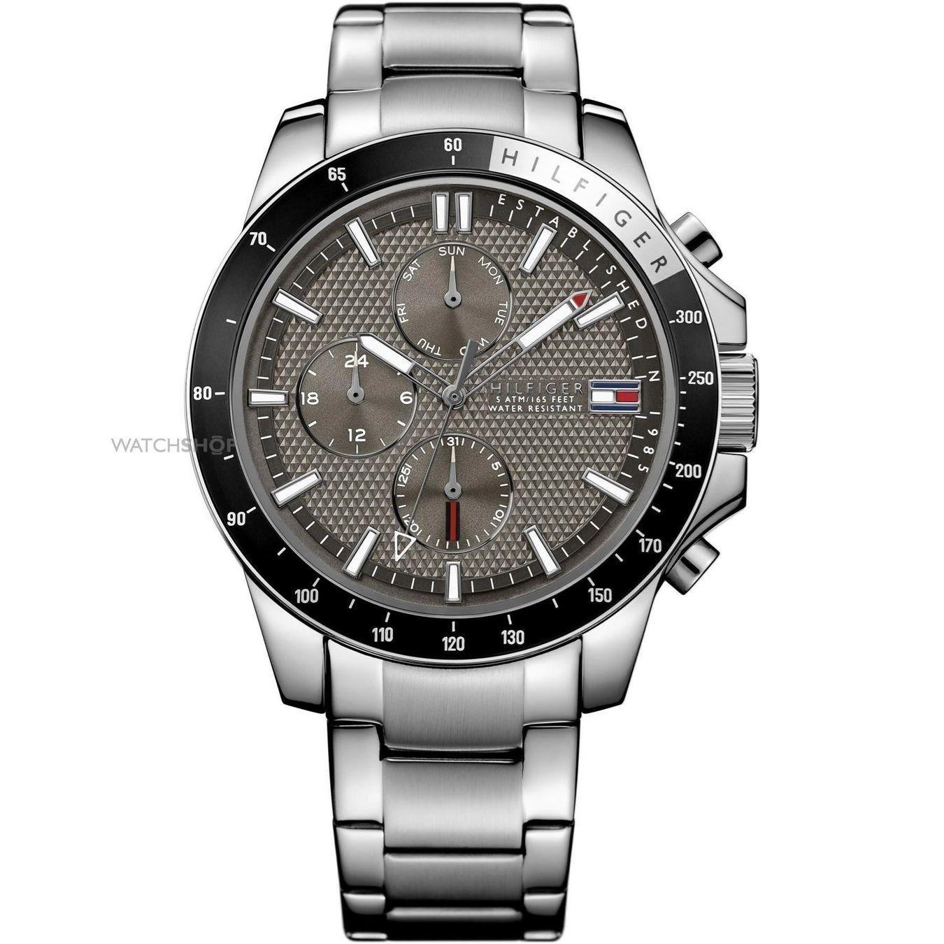 Tommy Hilfiger Orologi: TOMMY HILFIGER ORIGINALE - JACE BLACK DIAL MEN'S - NEW !!!!! – Nuovo e nell'imballaggio originale da Epalinges venduto da dream-watch