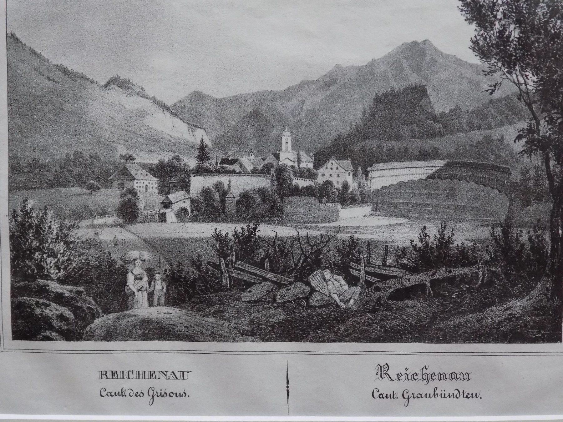 Gravures: Reichenau Lithographie Weibel – D'occasion à Risch par Antikfee 1