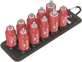 Wera 05004930001- Belt B VDE 1 HF, 11-teilig, 3/8"
