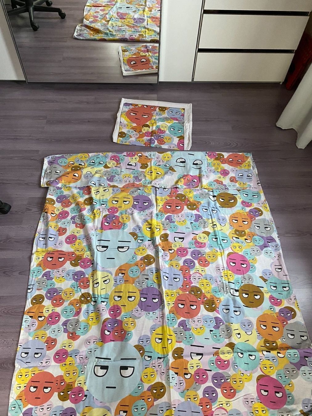 Biancheria da letto: Drap housse emojis – Nuovo (secondo la descrizione) da Porrentruy venduto da fee_24