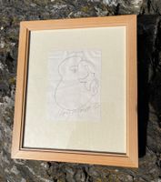 Zeichnung / Holzdruck von FRANZ EGGENSCHWILER 1997 (ID S370)