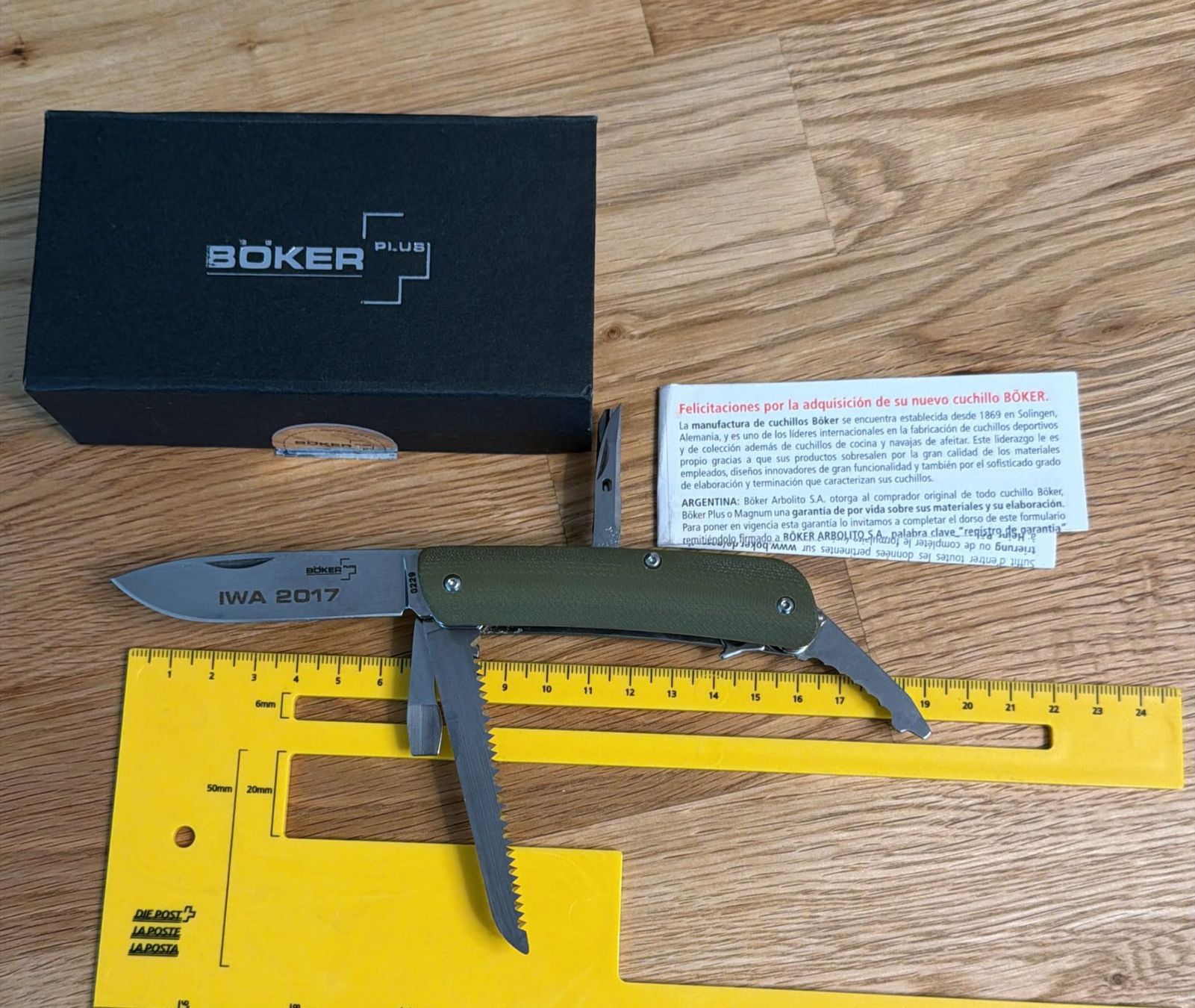 Taschenmesser: BÖKER PLUS IWA 2017 SACKMESSER – Neu und originalverpackt aus Zürich von Frei-Occasionen 9