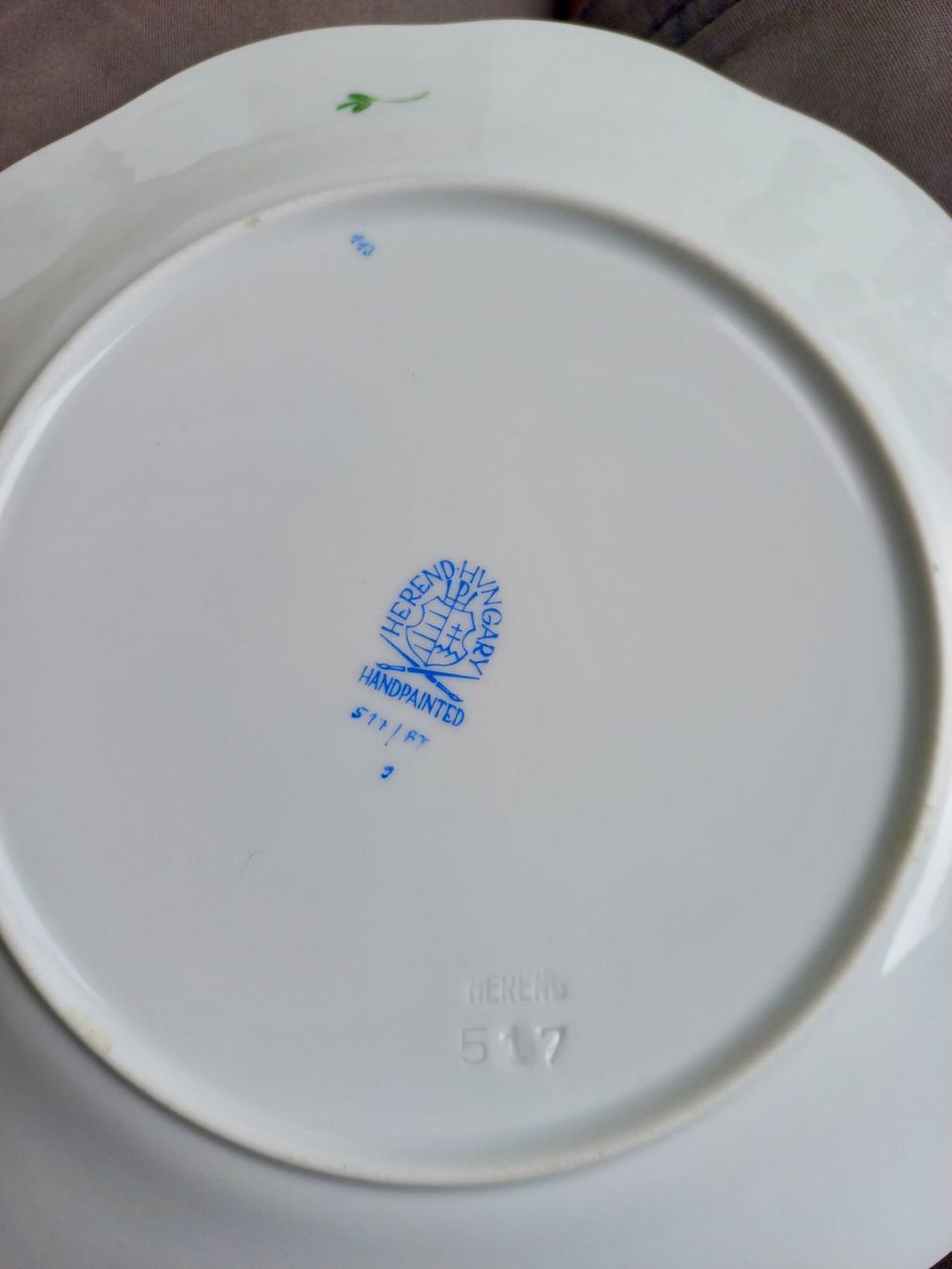 Herend Piatti: 4 Teller Herend Porzellan – Usato da Burgdorf venduto da glasrabe01 1