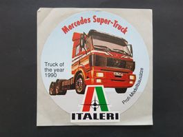 Autocollant Aufkleber, sticker, ITALERI, Mercedes truck 1990