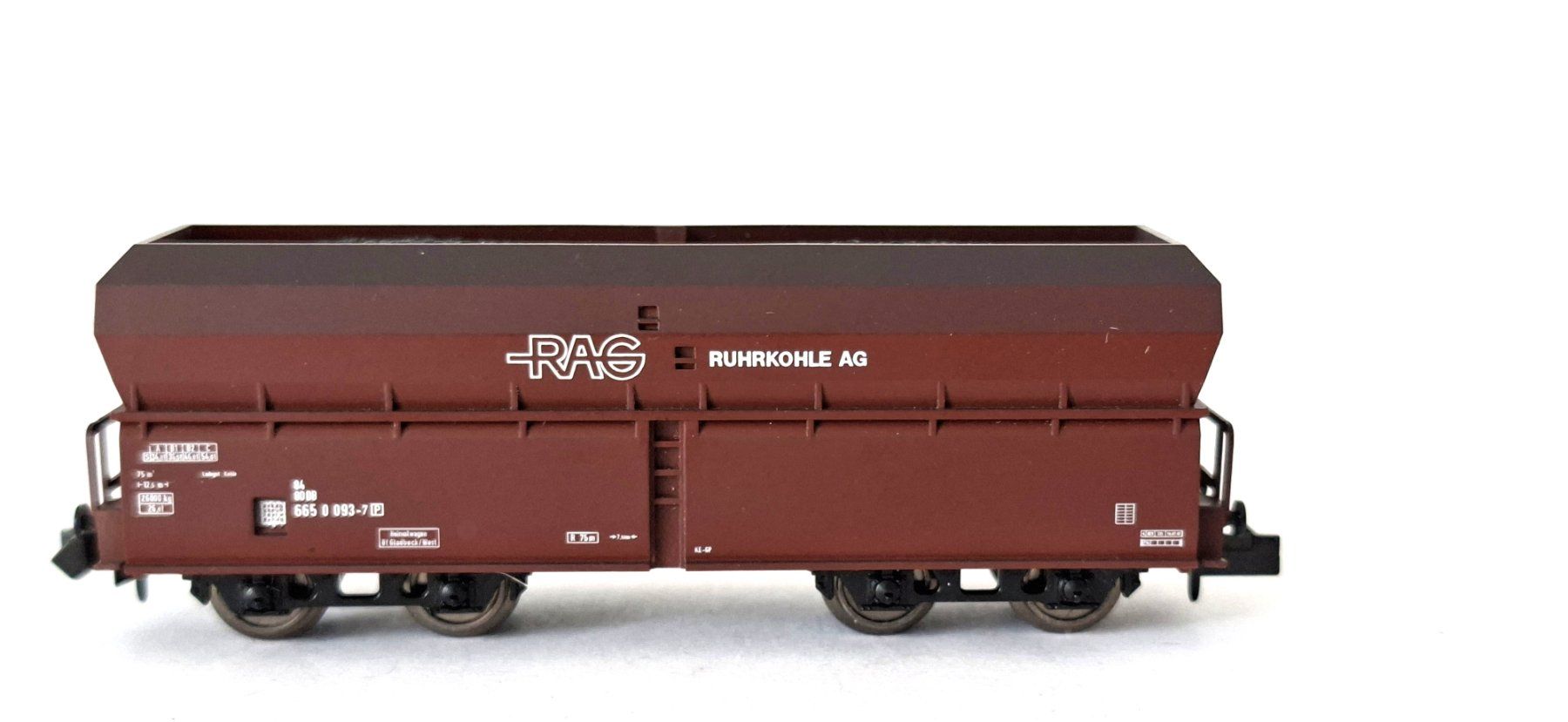 Trix Modellini di ferrovie: Minitrix  DB Kohlewagen RAG  RUHRKOHLE AG – Usato da Biberist venduto da Ntrains 2