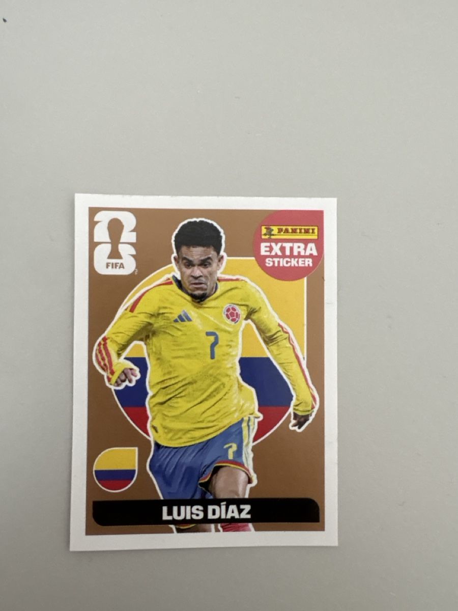 Panini Carte collezionabili: Luis Diaz Special Card – Nuovo e nell'imballaggio originale da Pfeffingen venduto da san_tnq5