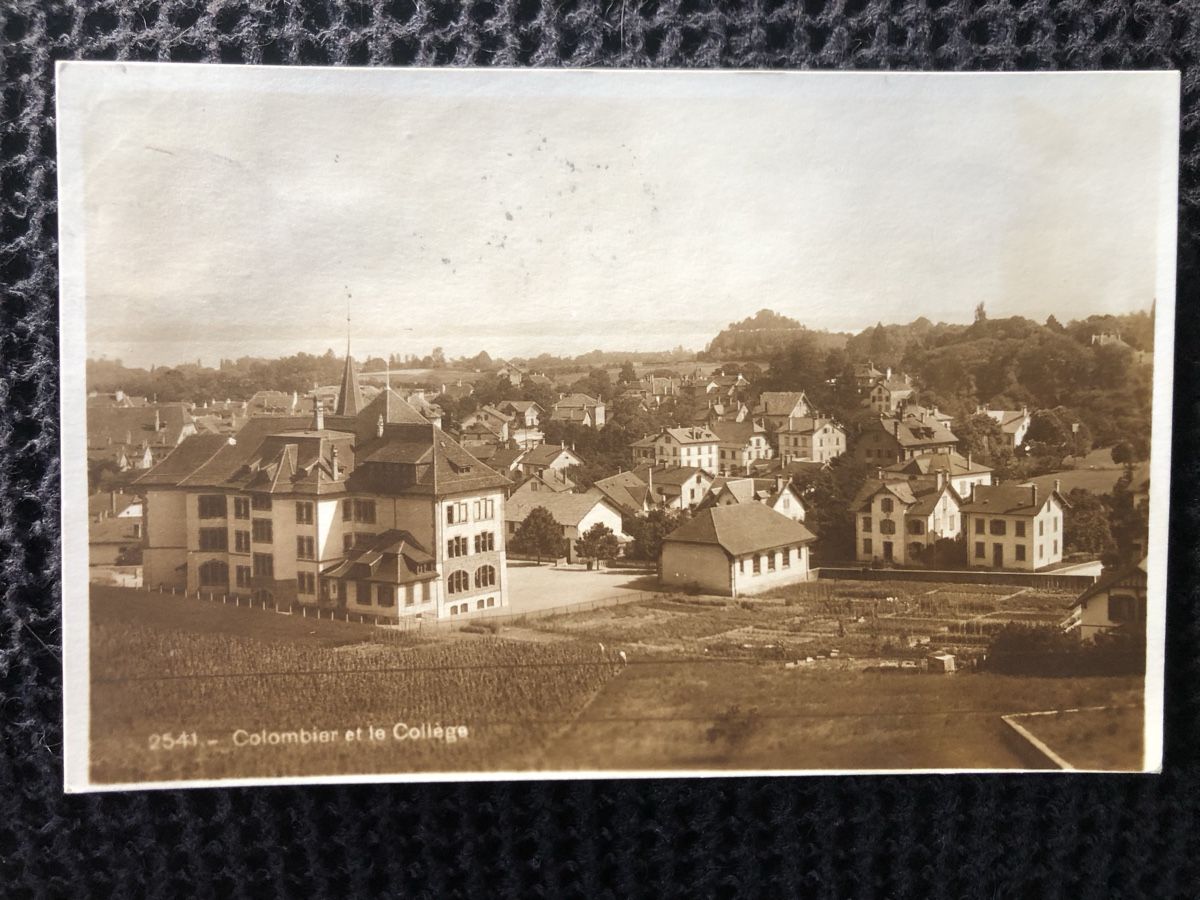 Ansichtskarten: Ansichtskarte Colombier – Gebraucht aus Näfels von fritzjk