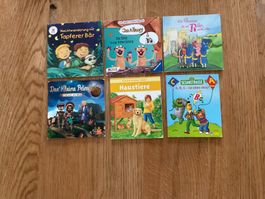 6x Kleine Büechli „ Nachtwanderung mit Tapferer Bär etc. „