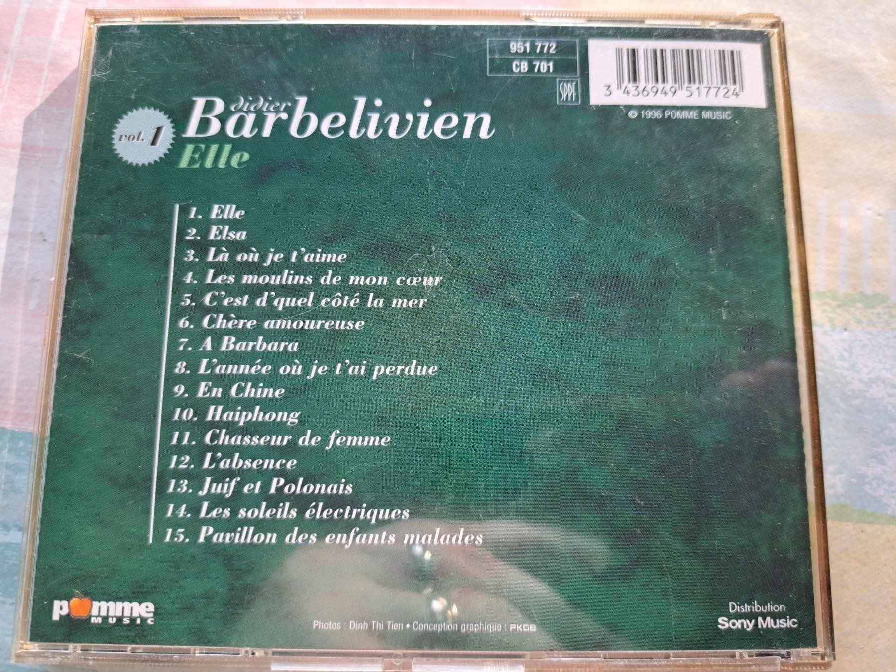 CD: Cd Didier Barbelivien - Elle  – Usato da Pully venduto da bro_n52j 1