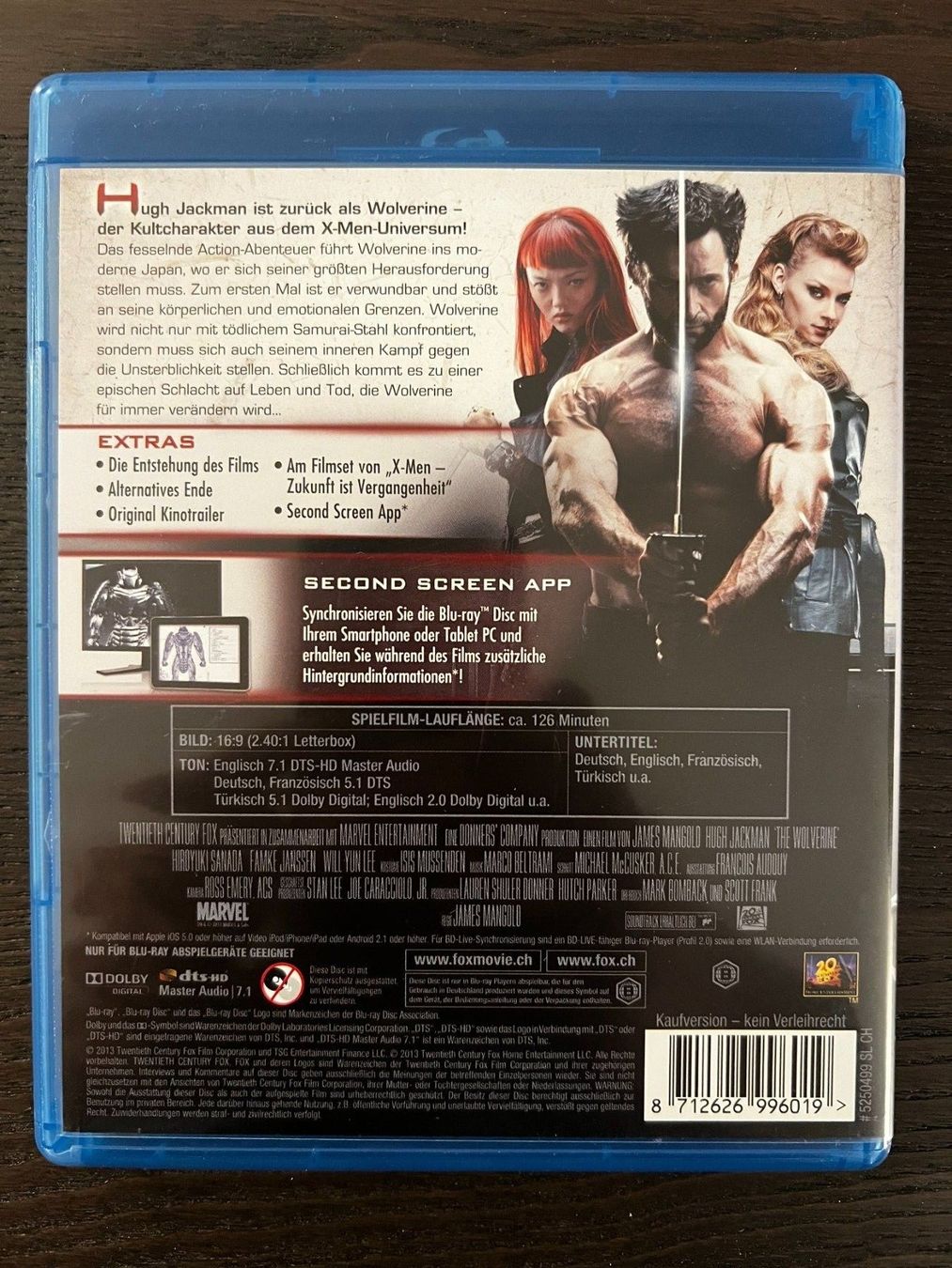 Tutti i DVDs: Wolverine - Weg des Kriegers – Usato da Zürich venduto da Blu-ray_ZH 1