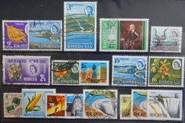 Rhodesien Britisch Lot mit alten Werten I