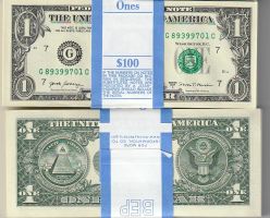 1 Dollar 2017 100 stk original pak unz bankfriesch