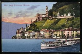 Lugano, Lago di Lugano, Morcote, Binnens