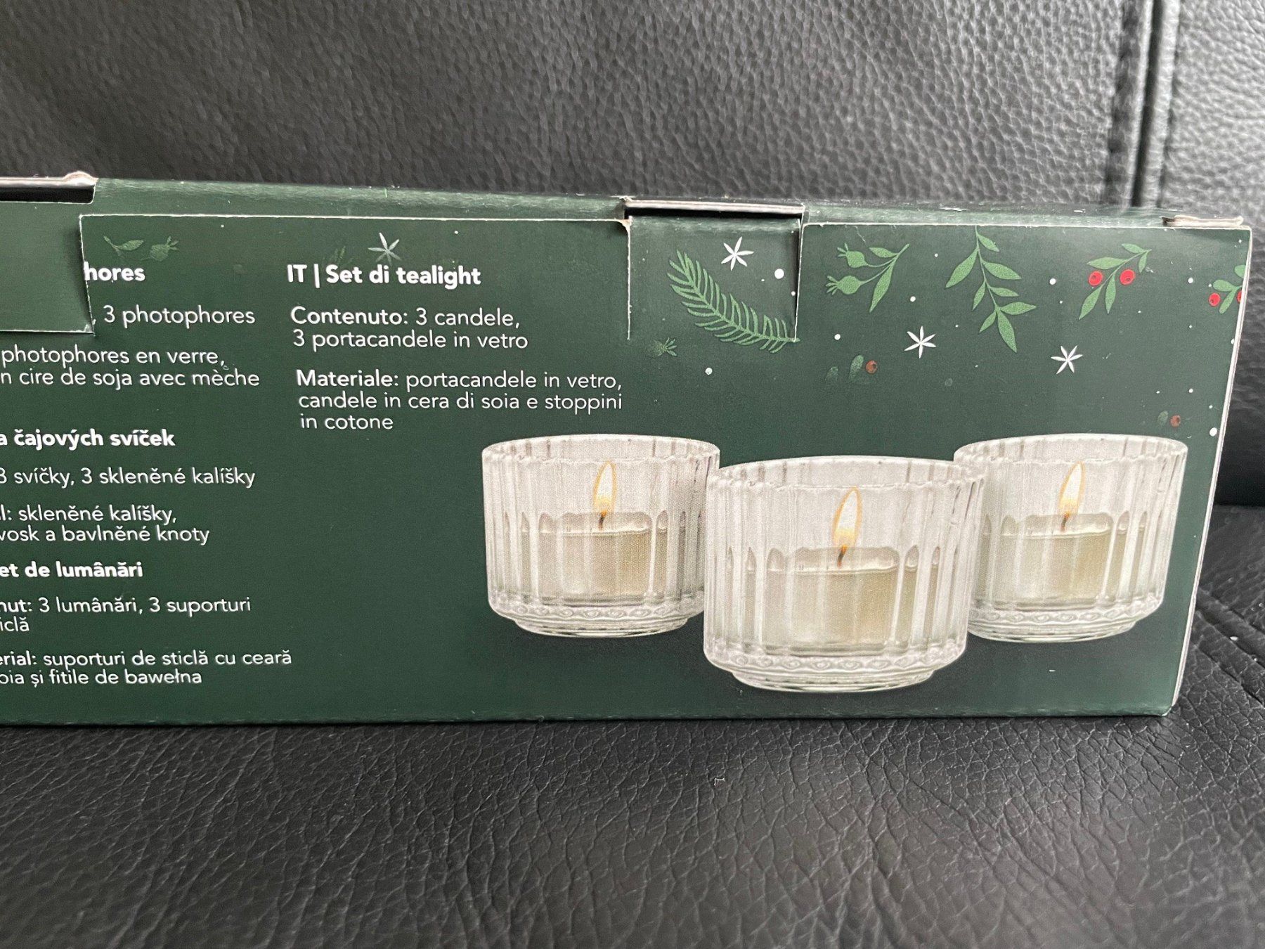 Portacandele: Teelichter Set - 3 Stück im Set – Nuovo e nell'imballaggio originale da Oberiberg venduto da Cheyha 2