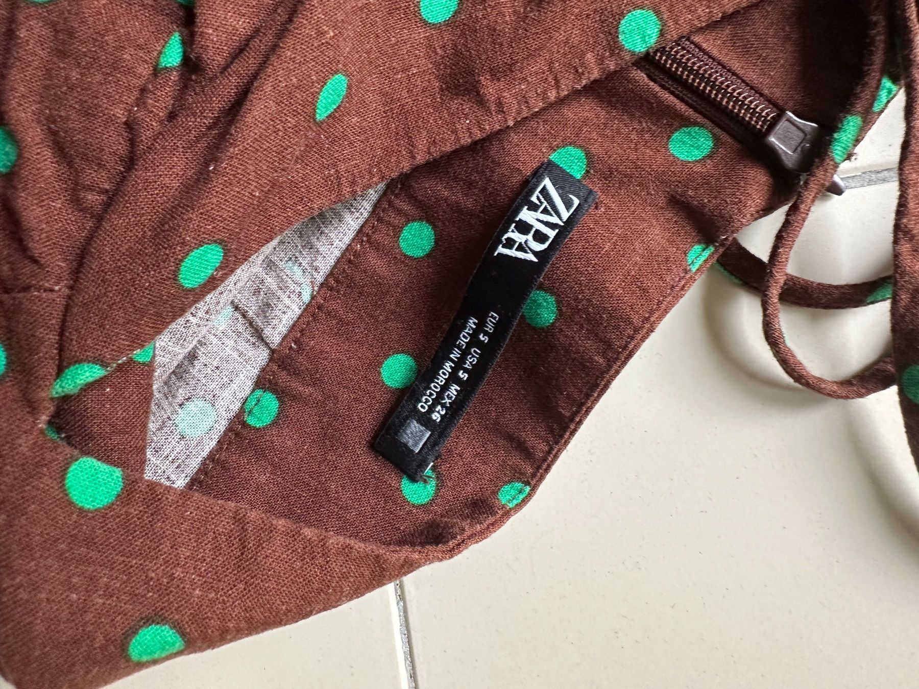 Vestiti: Zara Kleid Braun – Usato da Zürich venduto da aow_8p7m 1