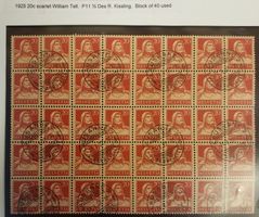 1925 Tell, im 40-Block Lausanne 2, Lp