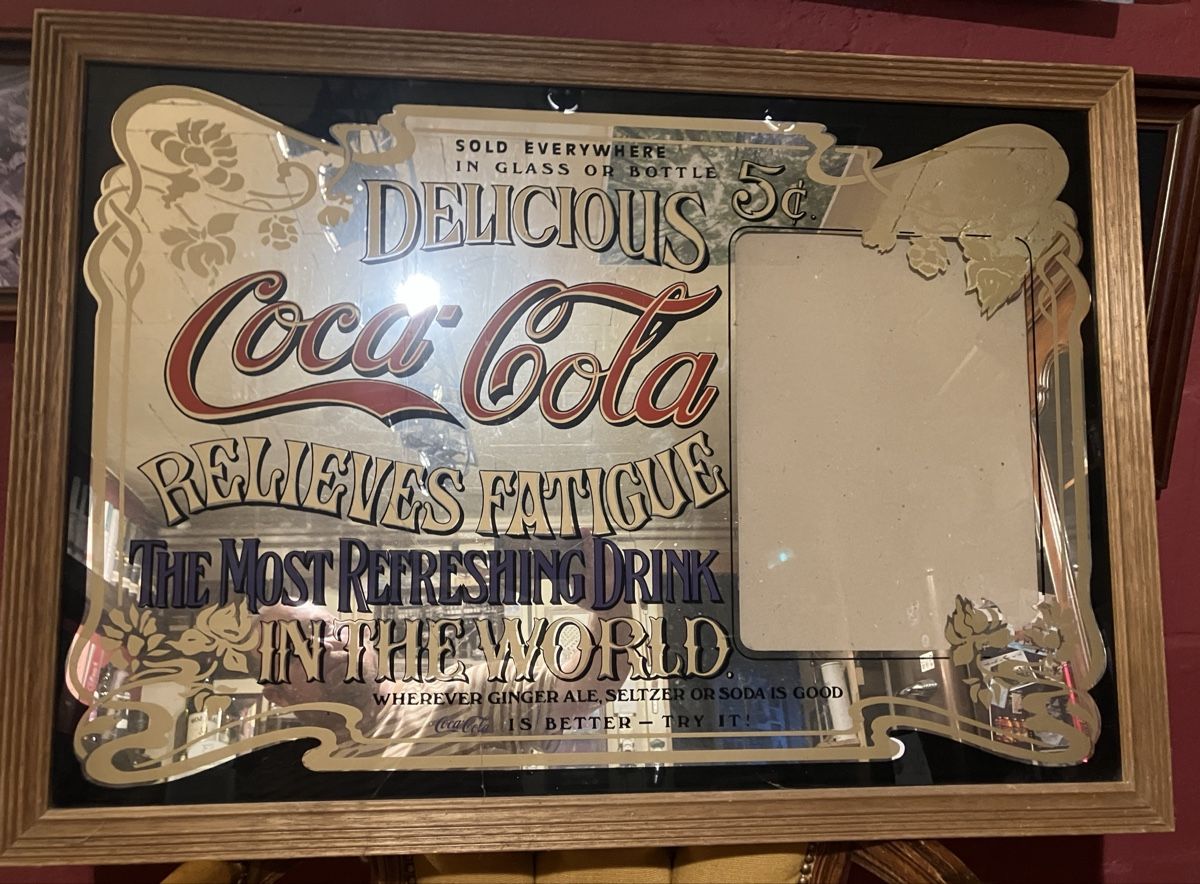 Spiegel: Coca Cola Werbespiegel – Gebraucht aus Bad Zurzach von Zeremonienmeister