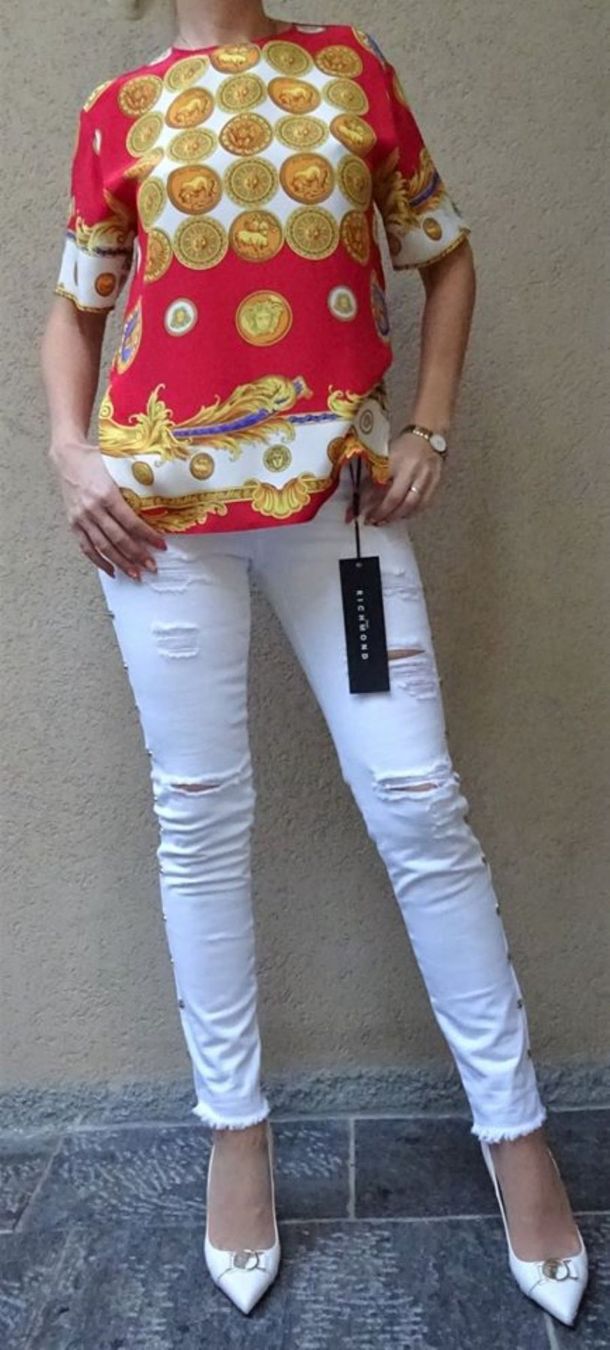 Versace Chemisiers: Versace Originale e Nuova! camicetta 100%seta!  taglia 40IT – Neuf avec emballage d'origine à Cadempino par vis_lpp9 3