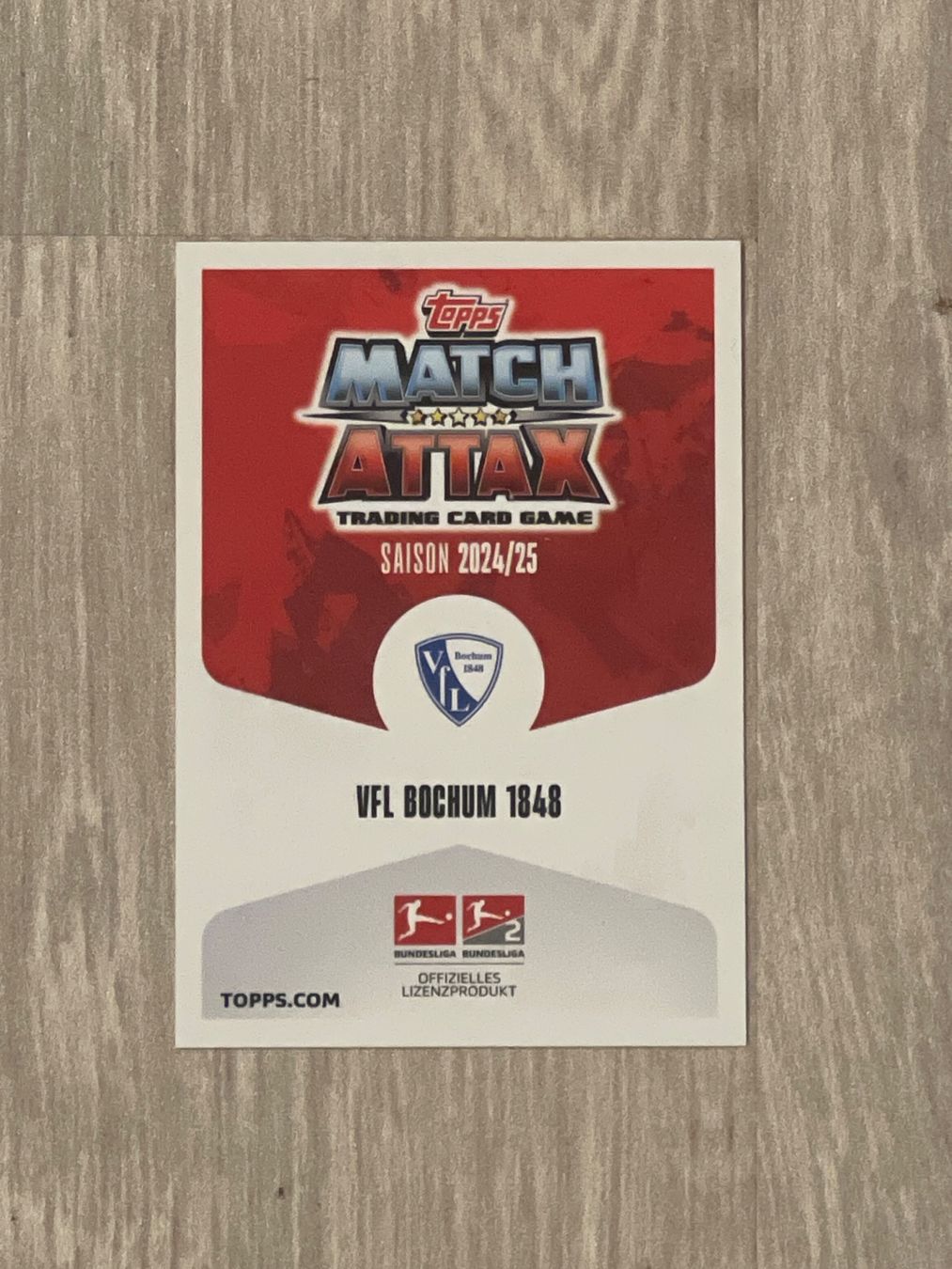 Topps Carte collezionabili: Topps Bundesliga - VfL Bochum – Nuovo (secondo la descrizione) da Hombrechtikon venduto da GianneE 1