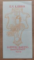 Exlibris Alexandre de Riquer - Original Grafik