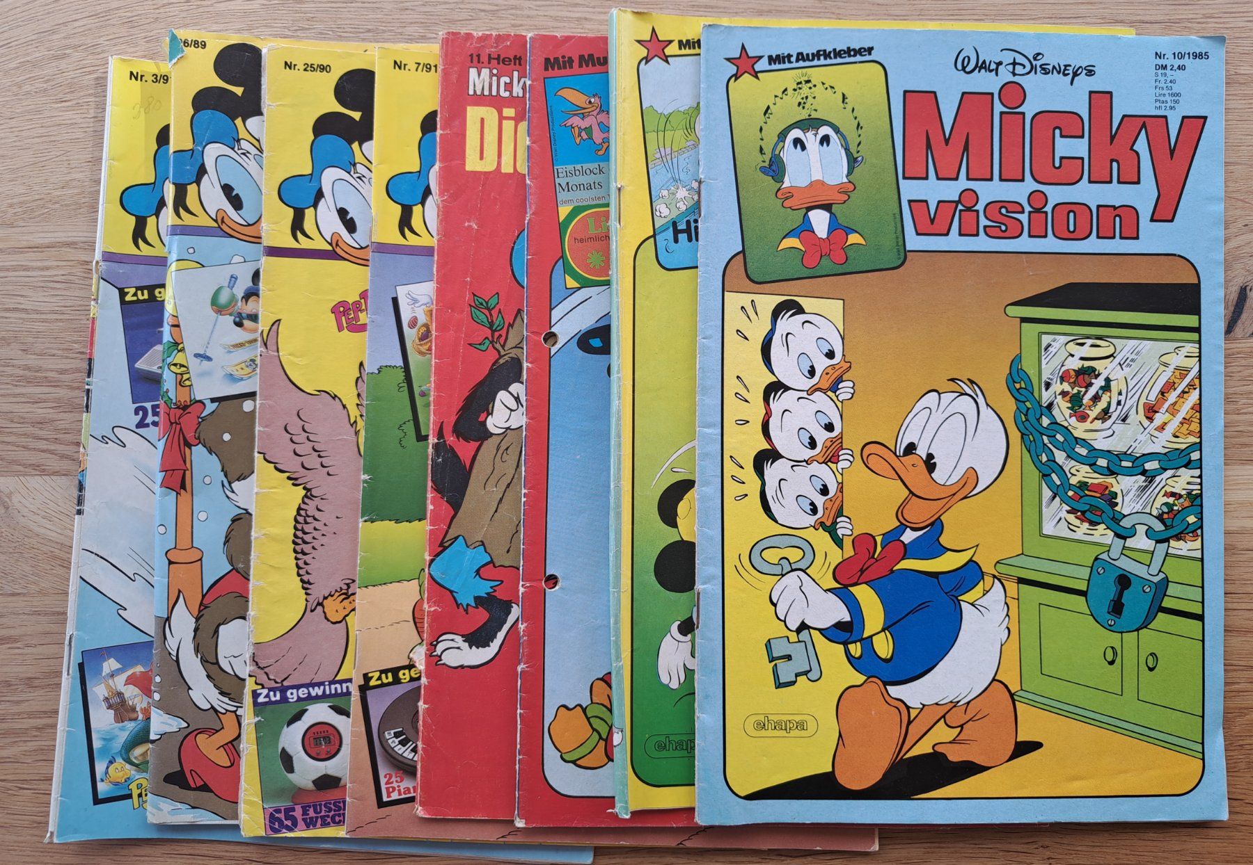 Fumetti: 8 Hefte Micky Vision – Usato da Meggen venduto da Ricardokoch