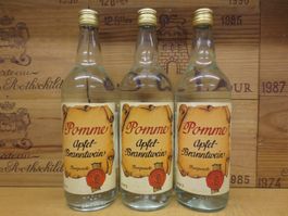 3 Fl. Pomme Apfel- Branntwein 40 Vol. 100cl. (Lot 36)