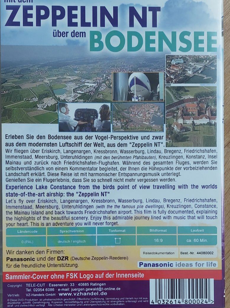 Alle DVDs: Mit dem Zeppelin NT über dem Bodensee – Gebraucht aus Aurigeno von AnnaM46 1