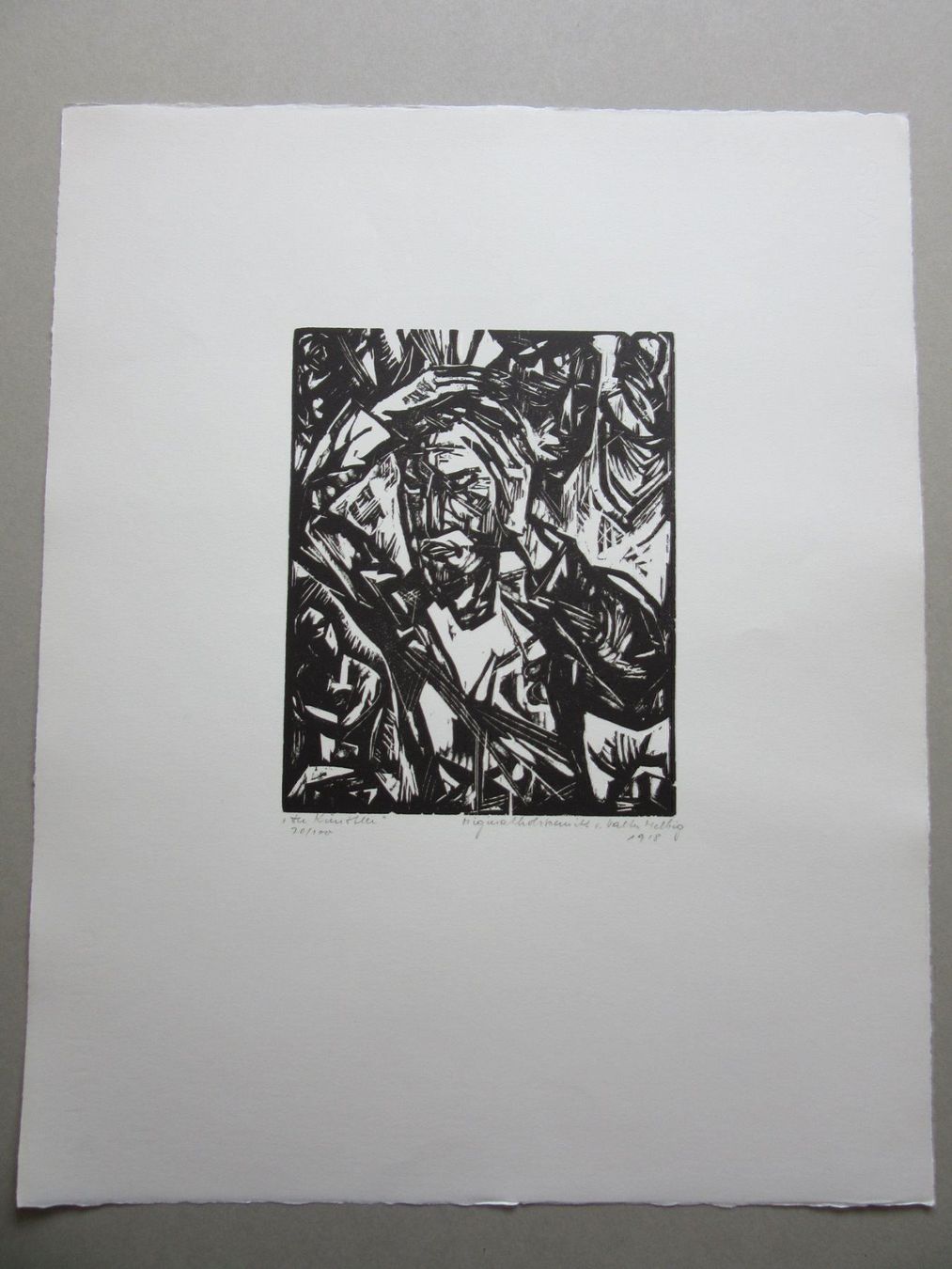 Xilografie: WALTER HELBIG  ORIGINAL HOLZSCHNITT – Usato da Gersau venduto da grafik-kunst 5