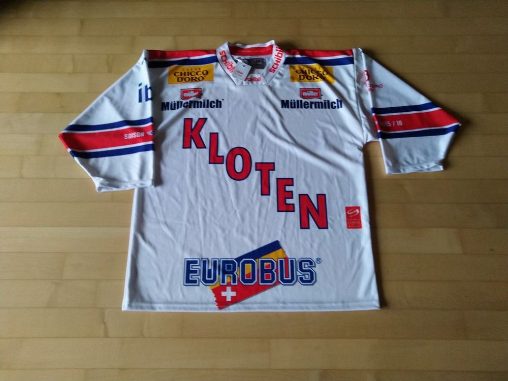 Maillot Vintage Kloten Flyers #18 Sigg - Hockey Sur Glace - Nike - Authentique