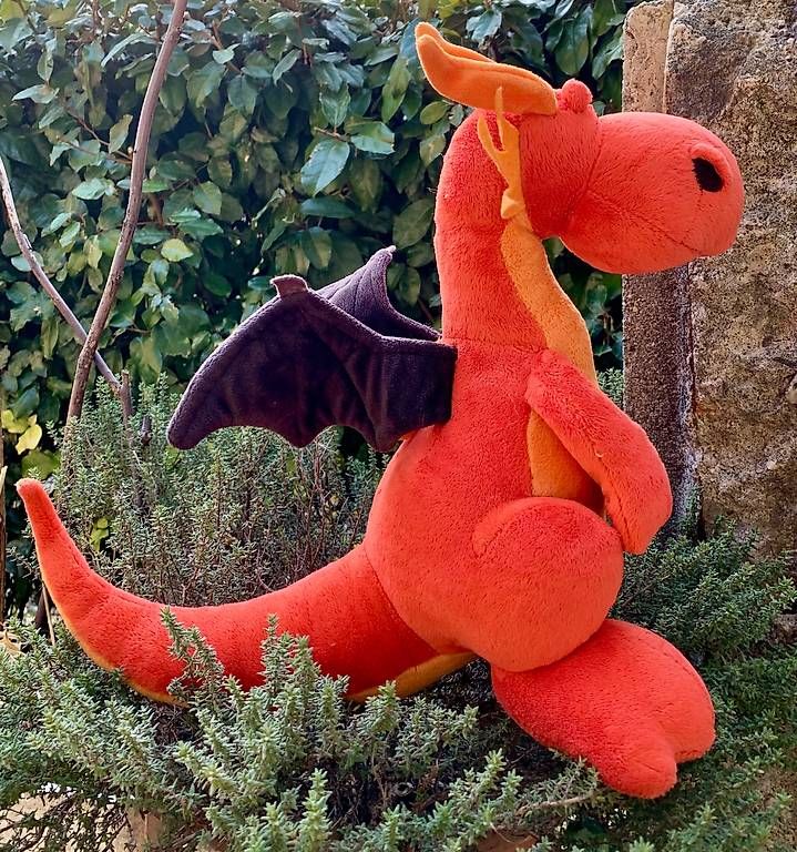 Nici Giocattoli: NICI Echasse Dragon rouge 35 cm – Usato da Martigny venduto da only__you 1