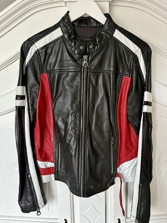 Bikerjacke Leder