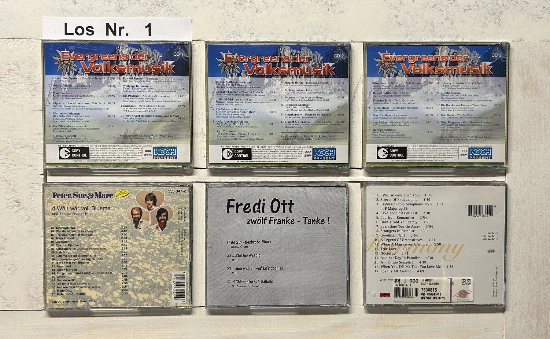 CD: Muskik CD Sammlung Los Nr. 1 – Usato da Freidorf TG venduto da brunopopp 1