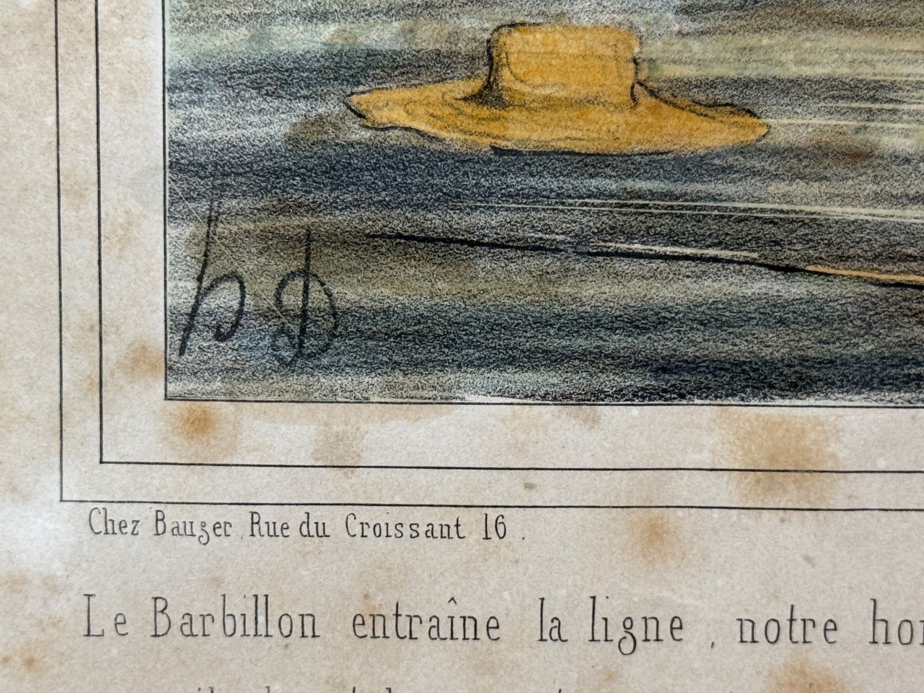 Grafica & Litografie: Original Honoré Daumier Farb-Lithographie – Usato da schaffhausen venduto da VintAntik_1980 2