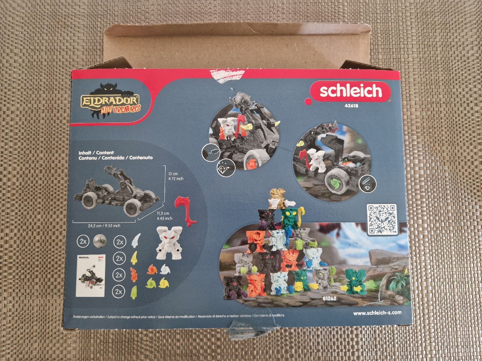 Schleich Giocattoli: Schleich Eldrador Mini Creatures Katapult mit Figur 42618 – Usato da Rupperswil venduto da lenzburg02 4